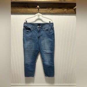 J. Crew Women's Hi Rise Cropped Jeans in Blue Sz 32